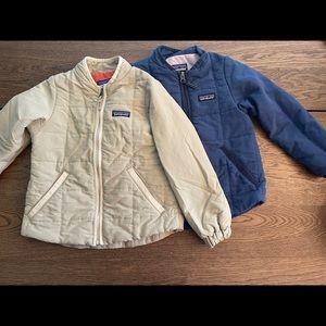 (2) Kids XS(5-6) Patagonia jackets.